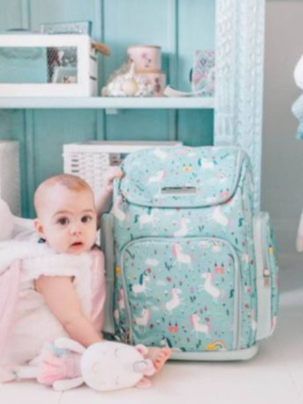 RETIRED  House of Flynn Unicorn Lima Camera Backpack Diaper Bag